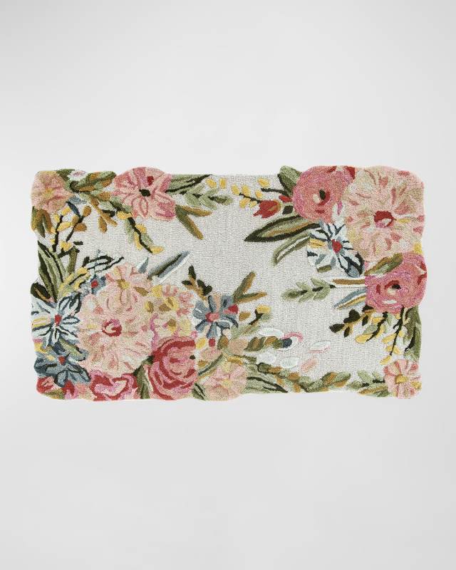 Flower Garden Rug, 3' x 5'